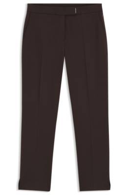 Slim-fit trousers in stretch jersey 1