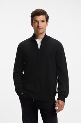 Regular-fit cardigan , Black