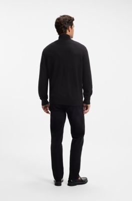 Regular-fit cardigan , Black