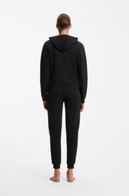 Hugo Cotton-blend zip-up hoodie dam – bild 3