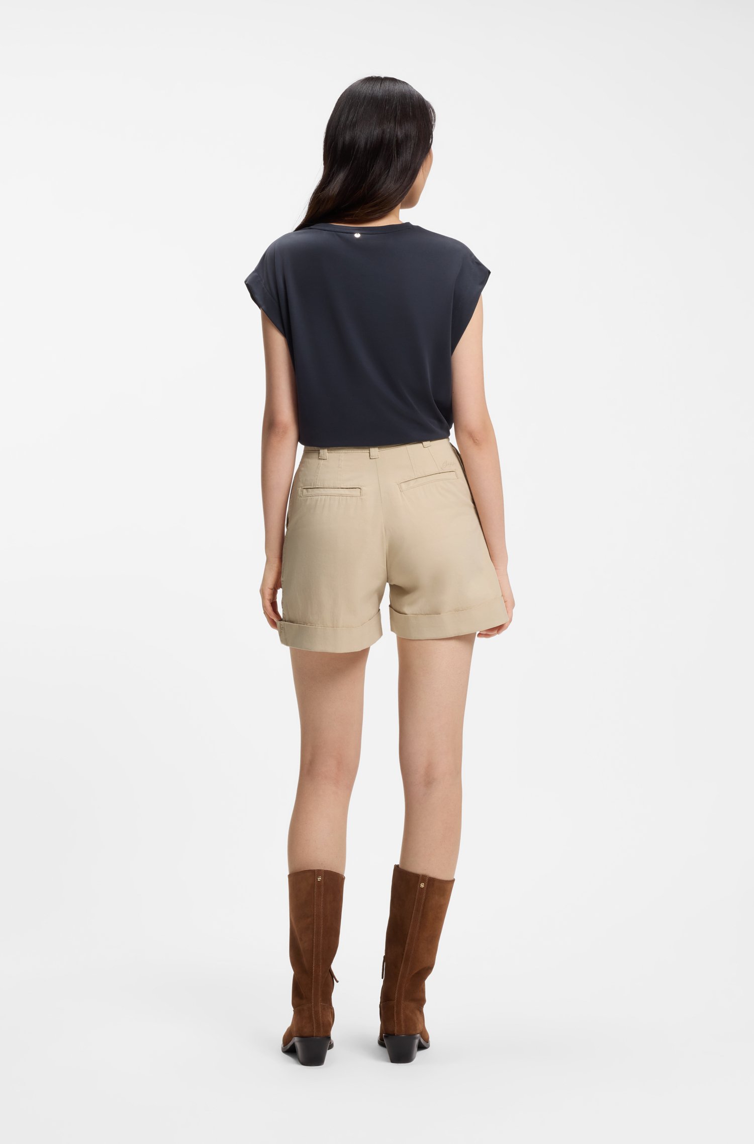 Boss Tanessa beige shorts dam – bild 4