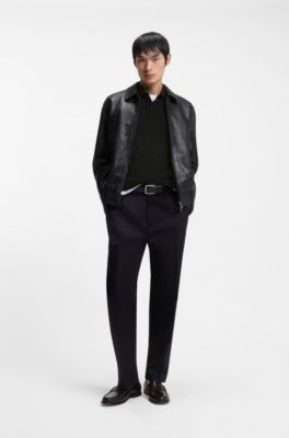 Year of the Horse コットンピケ ポロシャツ ロゴアートワーク, ブラック