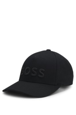 Cotton-twill cap with embroidered logo