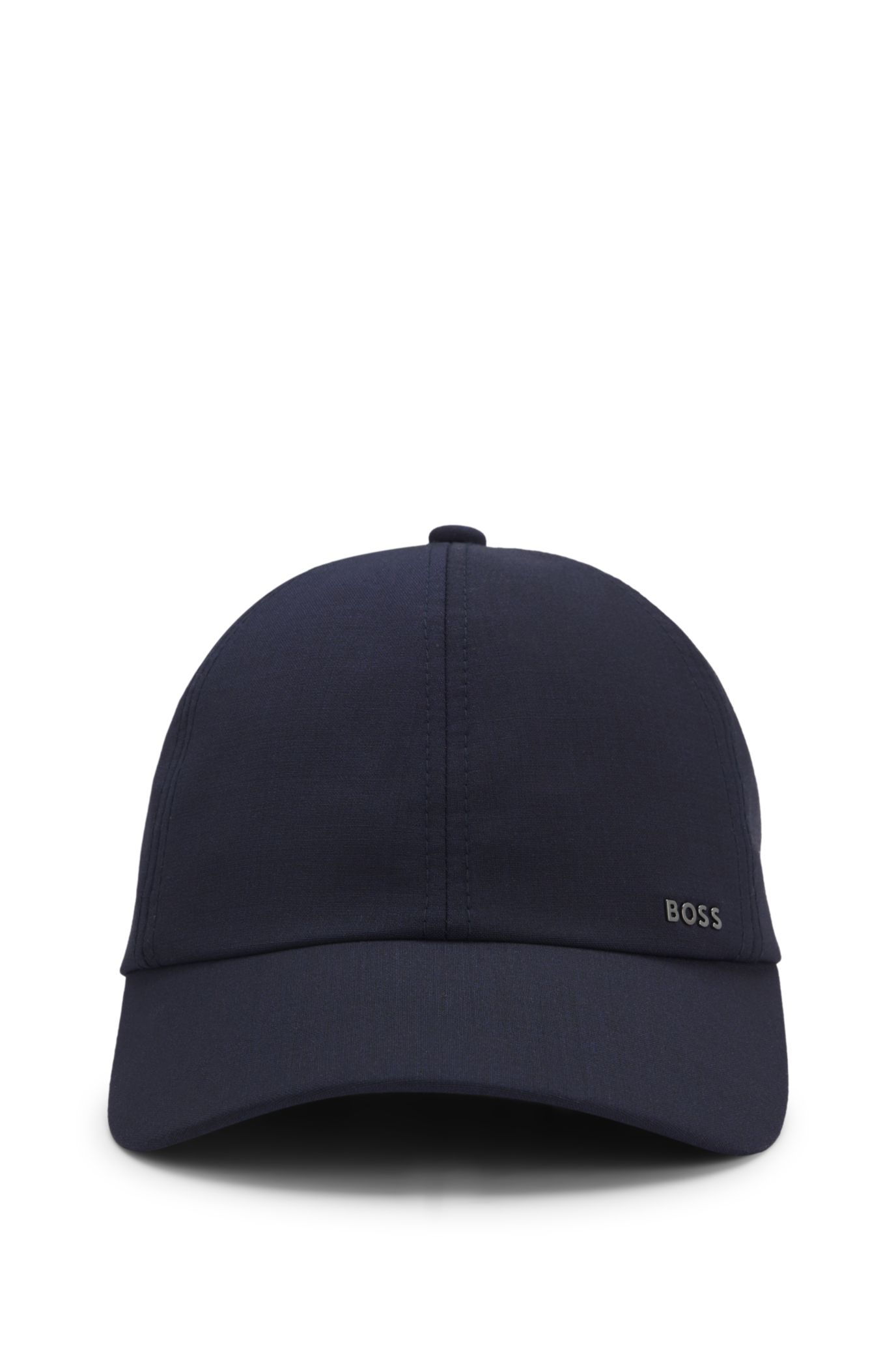 BOSS - キャップ ウールブレンドツイル メタリック レタリングロゴ