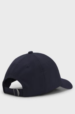 Wool-blend cap with logo lettering, Dark Blue