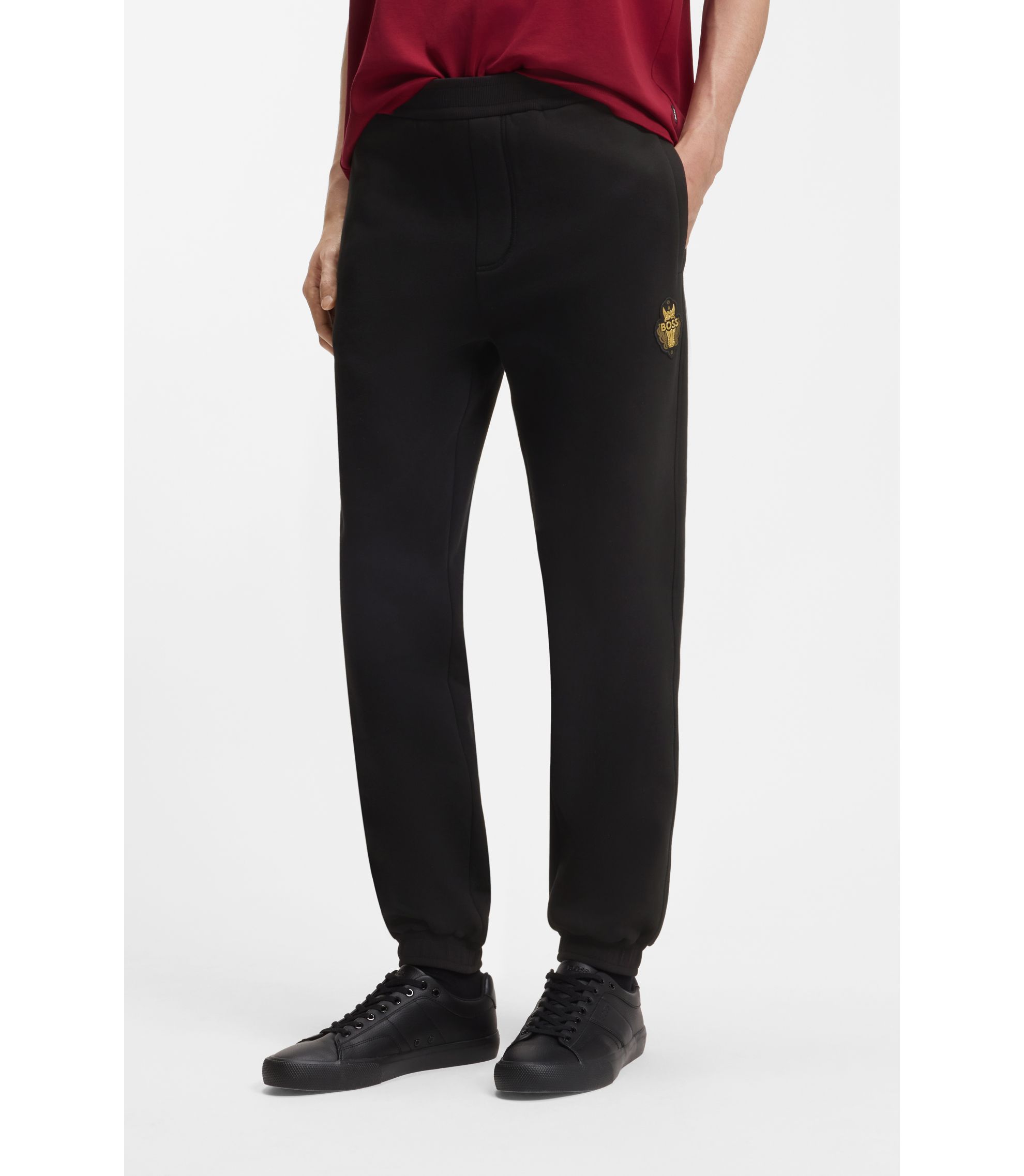 Year of the Horse Jogginghose aus Baumwoll-Terry mit Logo-Artwork