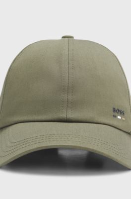 Soft cotton-twill cap with UV protection, Light Green