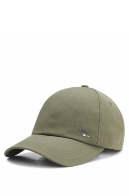 Soft cotton-twill cap with UV protection, Light Green