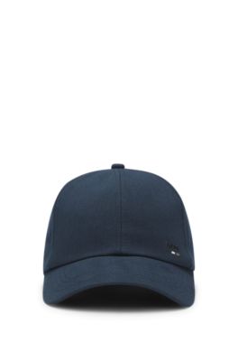 Pet van katoenen twill met UPF-bescherming, Donkerblauw