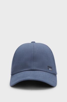 Soft cotton-twill cap with UV protection, Light Blue