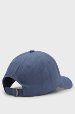 Casquette en twill de coton avec protection anti-UV, bleu clair
