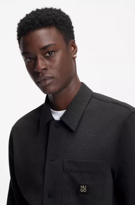 Chemise Oversize en coton mélangé