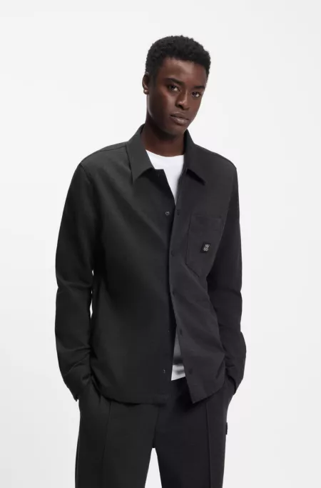 Chemise Oversize en coton mélangé