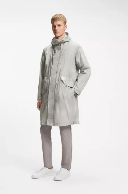 Waterproof jacket with digital print