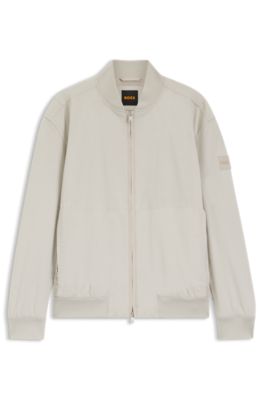 Regular-fit softshell jacket with four-way stretch, Light Grey