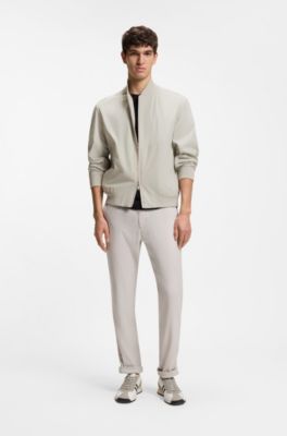 Regular-fit softshell jacket with four-way stretch, Light Grey