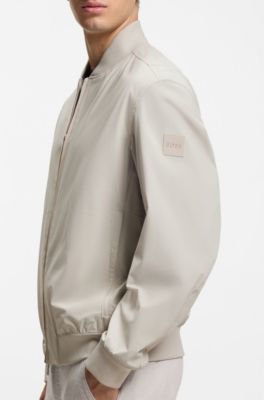 Giubbotto soft shell regular fit elasticizzato in quattro direzioni, Grigio chiaro