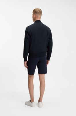 Regular-fit softshell jacket with four-way stretch, Dark Blue