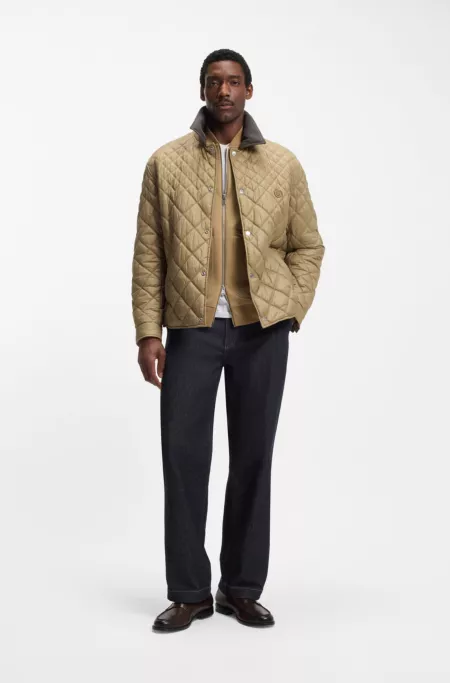 Relaxed-fit jeans in indigo stretch denim