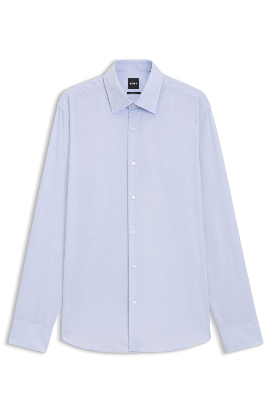 BOSS Wrinkle-Resistant Shirt — Light Blue