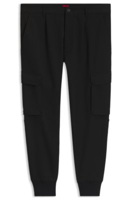 Hugo Uomo Nero Pantaloni Cargo Slim Fit