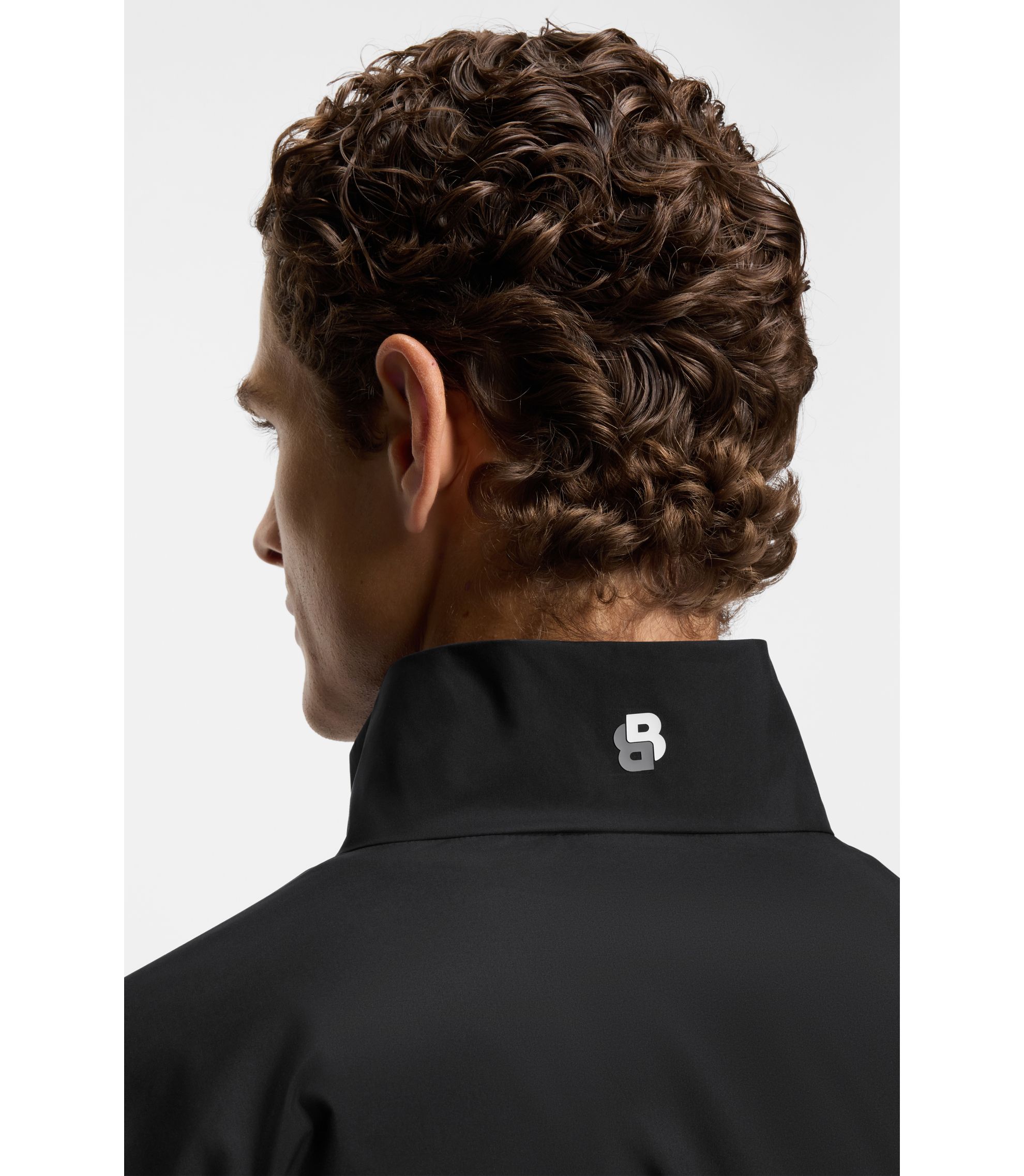 BOSS - アクティブ はっ水ツーピーストラックスーツ ジップヘム - ブラック