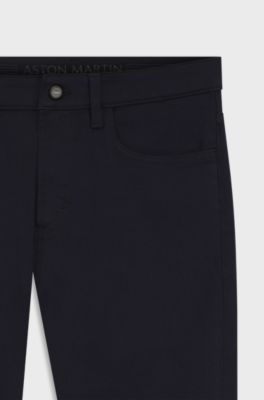 BOSS x ASTON MARTIN slim-fit jeans, Black