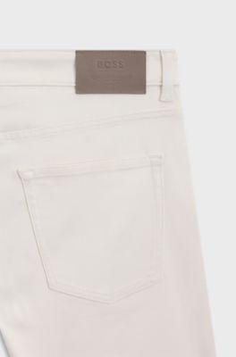 BOSS x ASTON MARTIN slim fit-jeans, Naturf&auml;rg
