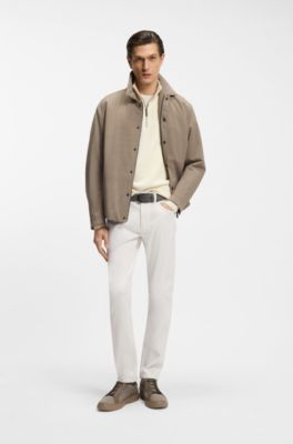 BOSS x ASTON MARTIN slim-fit jeans, Natural
