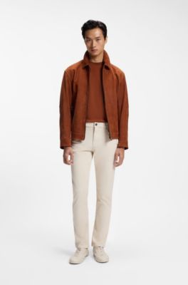 BOSS x ASTON MARTIN slim-fit jeans, Natural