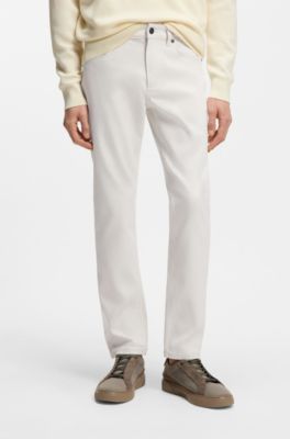 BOSS x ASTON MARTIN slim-fit jeans, Natural