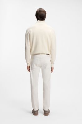 BOSS x ASTON MARTIN slim-fit jeans, Natural