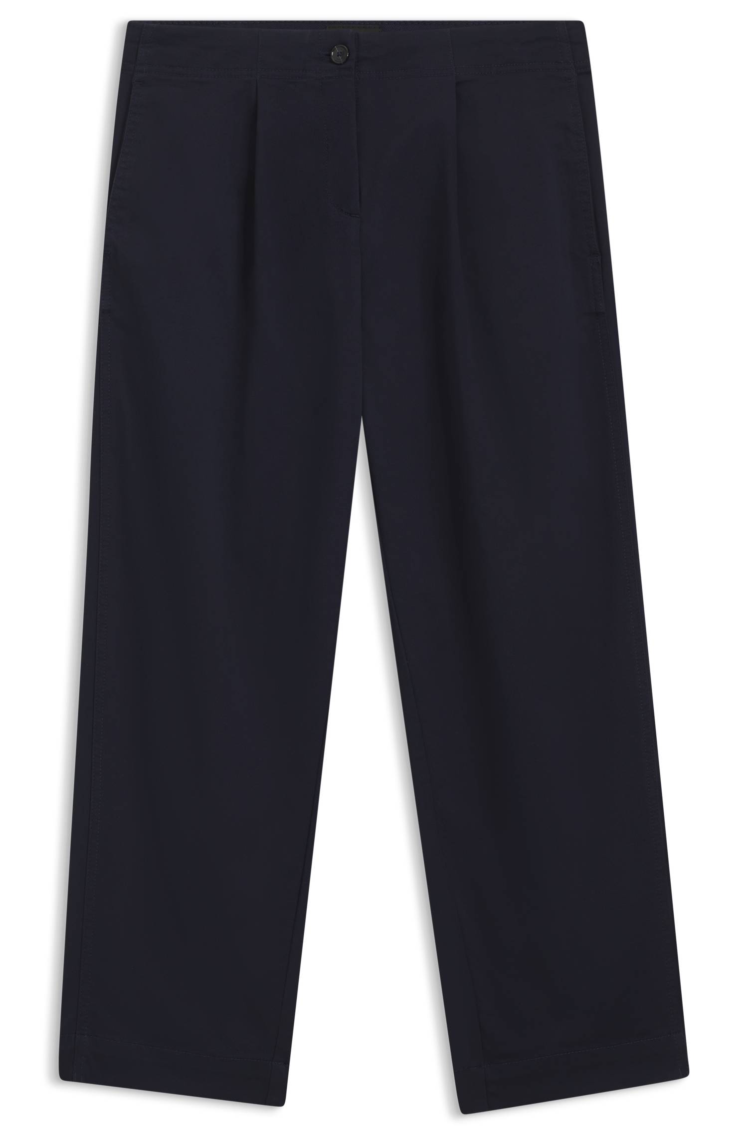 Boss Chinos loose fit i elastisk bomullstwill byxor dam – bild 6
