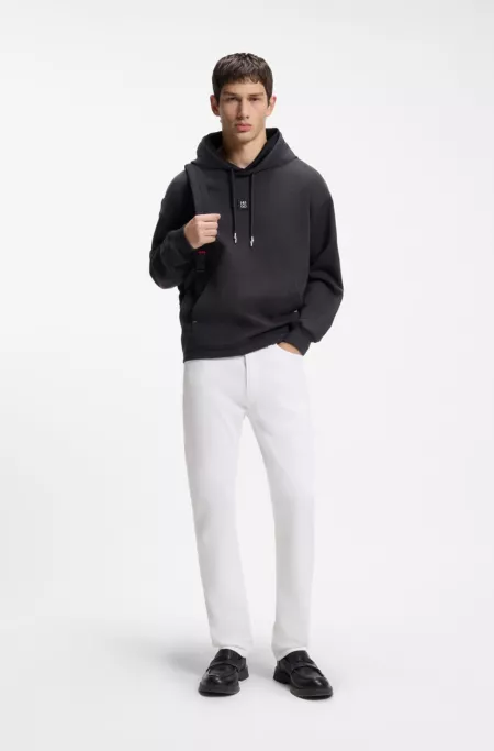 Slim-fit jeans in white stretch denim