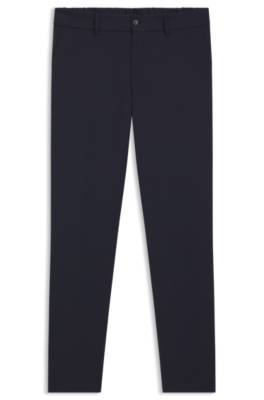 Boss Slim-fit trousers in washable performance-stretch fabric casual byxor herr – bild 4