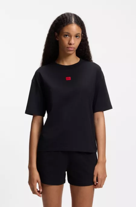 T-shirt d’intérieur en tissu stretch avec étiquette logo