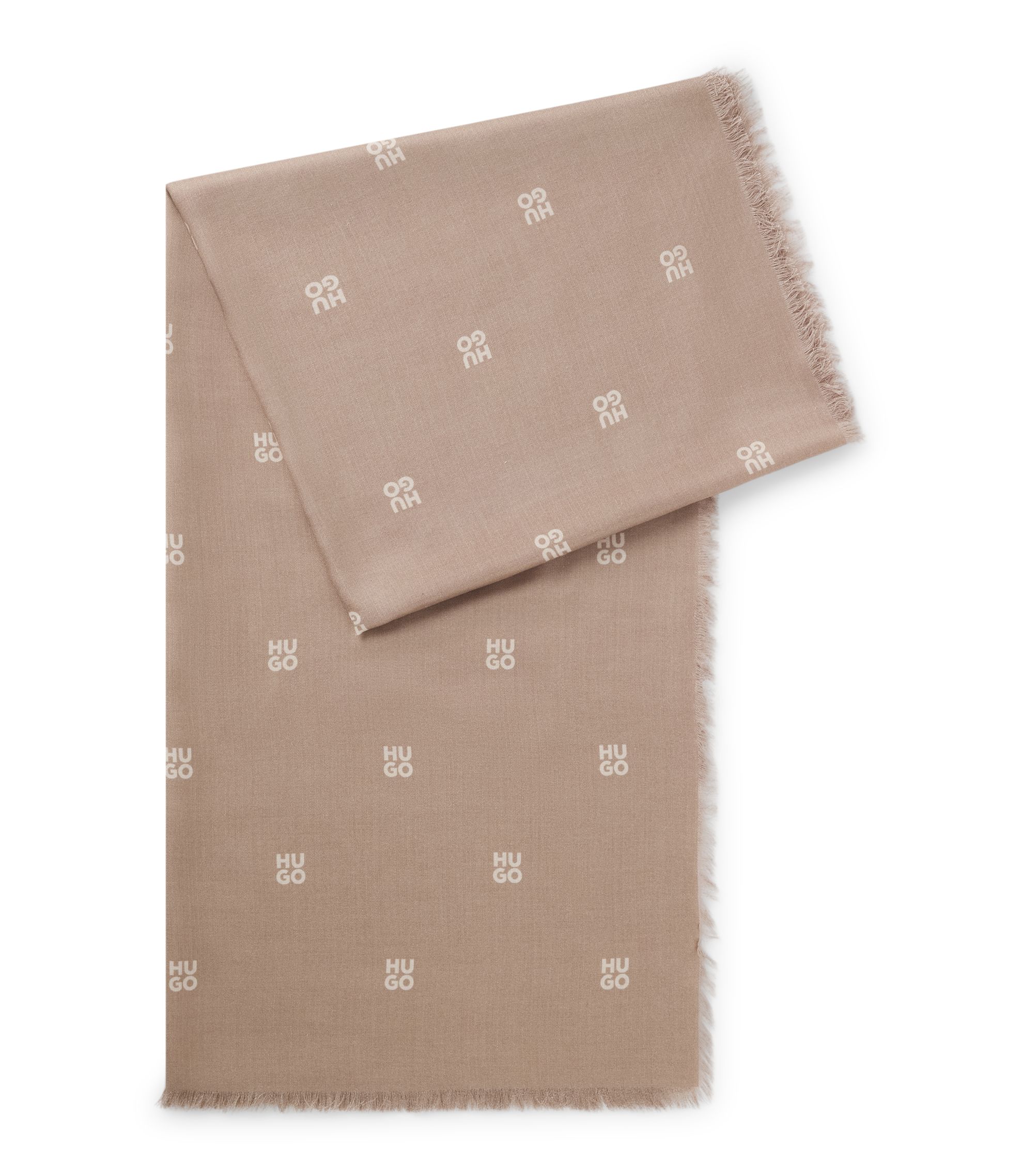 Jacquard-Schal mit Stack-Logo-Print