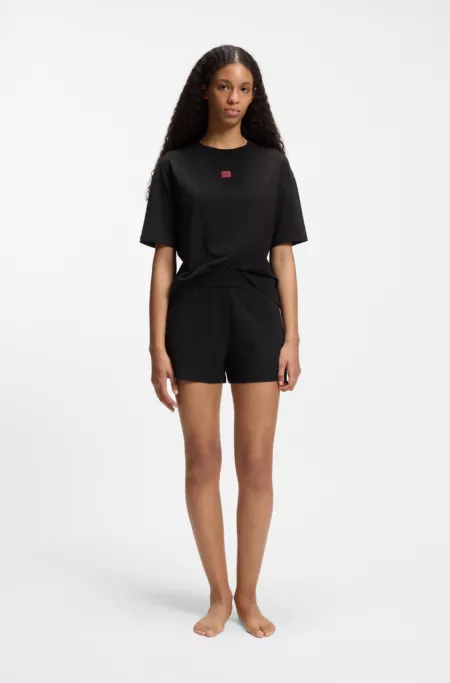 Regular-fit loungewear bottoms in stretch fabric