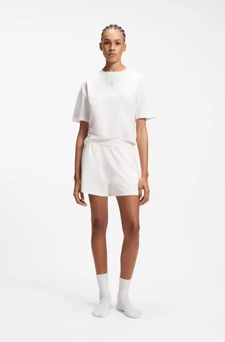 Regular-fit loungewear bottoms in stretch fabric