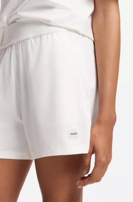 Regular-fit loungewear bottoms in stretch fabric