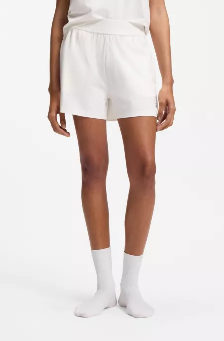 Regular-fit loungewear bottoms in stretch fabric