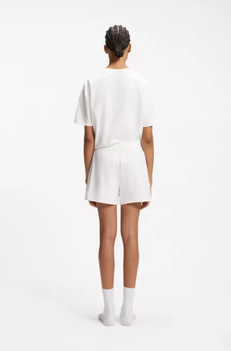 Regular-fit loungewear bottoms in stretch fabric