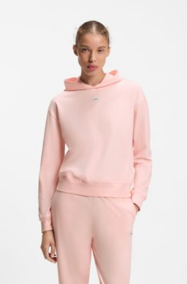 Logo-label hoodie
