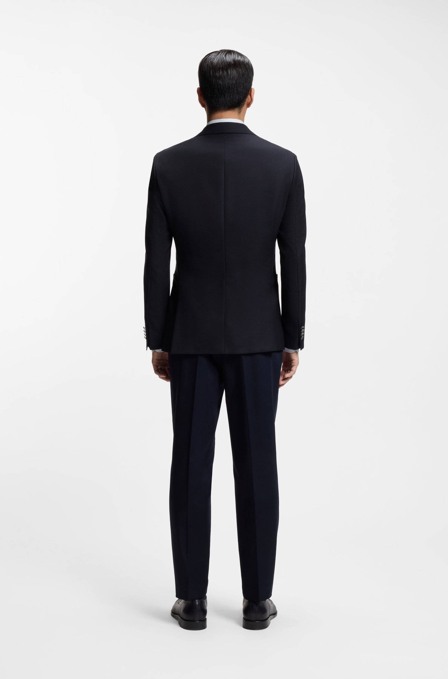 Boss Slim-fit blazer in stretch virgin wool herr – bild 2