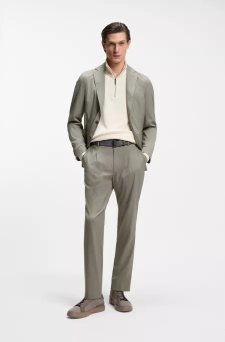BOSS x ASTON MARTIN slim-fit suit jacket with wool