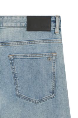 Delaware slim-fit jeans in blue comfort-stretch denim, Light Blue