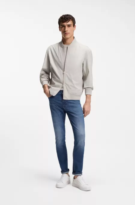 Delaware slim-fit jeans in blue soft-motion denim