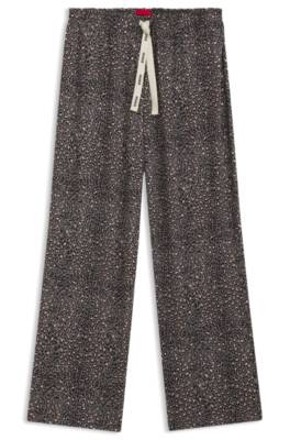 Hugo Printed pyjama bottoms in stretch modal and cotton pyjamas dam – bild 4