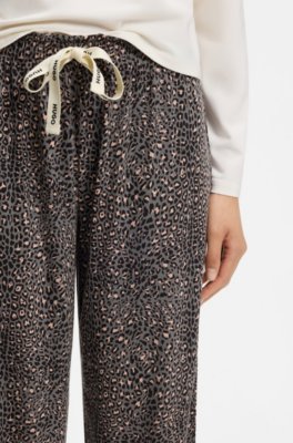Hugo Printed pyjama bottoms in stretch modal and cotton pyjamas dam – bild 2