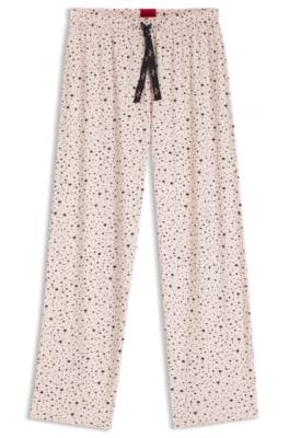 Hugo Printed pyjama bottoms in stretch modal and cotton pyjamas dam – bild 4